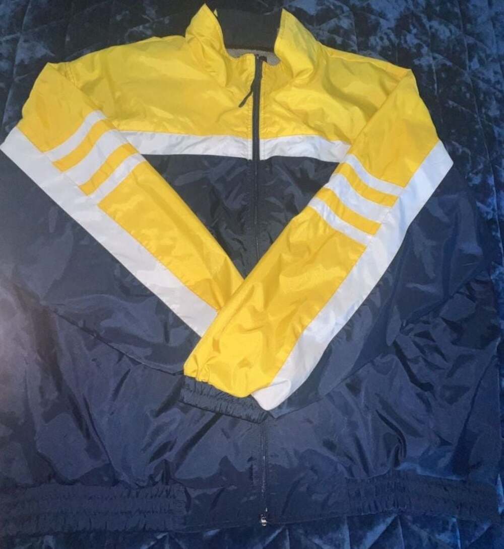 Harbor Bay Men's Full Zip Nylon Colorblock Windbreaker Jacket